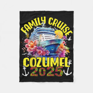 Manta Polar Crucero Familiar 2025 Cozumel México Viaje Familia