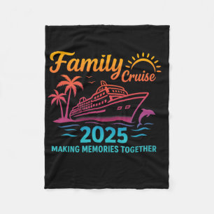 Manta Polar Crucero Familiar Vacaciones 2025 Coincidentes 