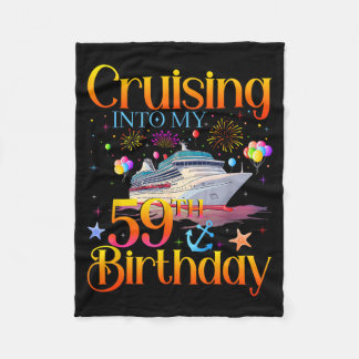 Manta Polar Crucero hacia mi cumpleaños 59 Crucero 59 años