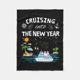 Manta Polar Crucero para el Año Nuevo 2026 Vacaciones familiar