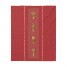 Cruces ortodoxas etíopes – Dorado sobre Rojo