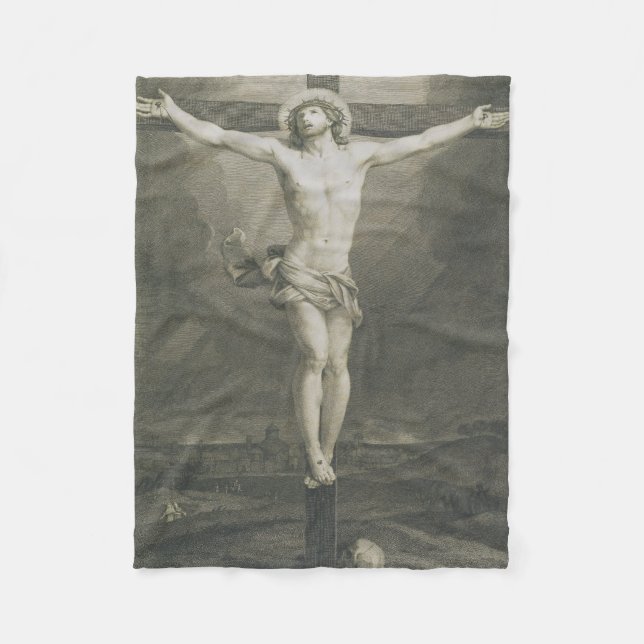 Manta Polar Crucifixión de Jesucristo (Anverso)
