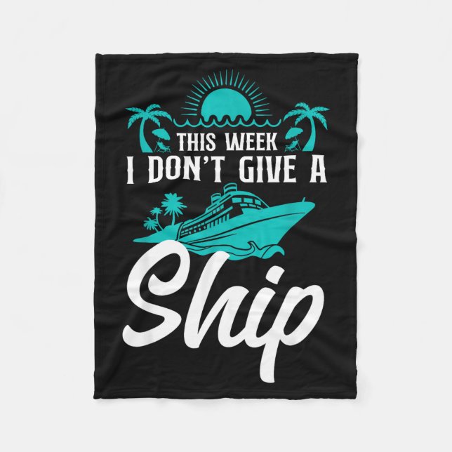 Manta Polar Cruise Ship Vacation Pun This Week I Don't Give A  (Anverso)