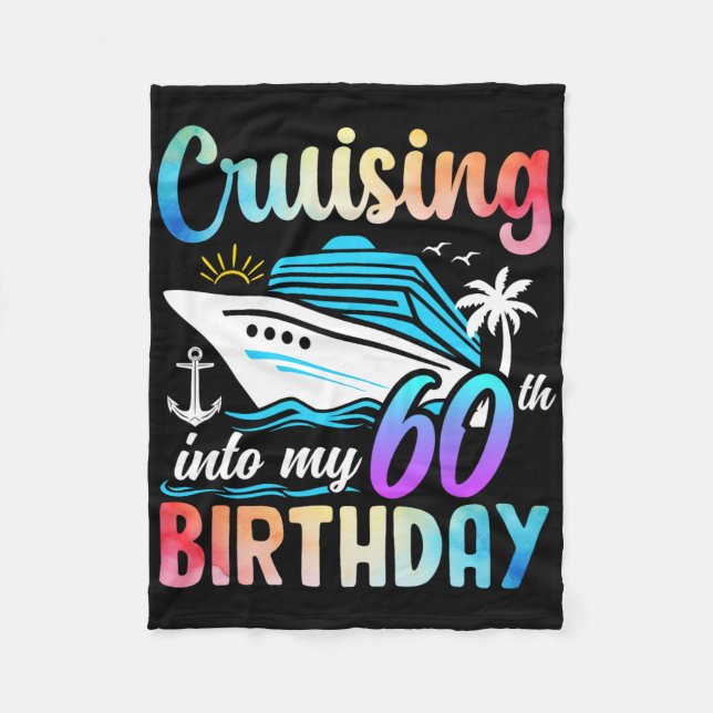 Manta Polar Cruizando hacia mi cumpleaños número 60 (Anverso)