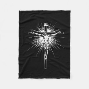 Manta Polar Cruz Cristiana Jesucristo Hombres Mujeres Cristian