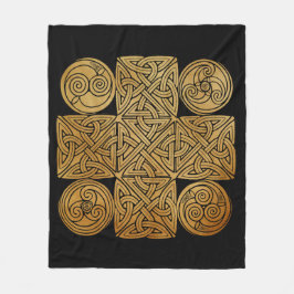 Manta Polar Cruz de Knotwork Celtic
