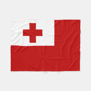 Manta Polar Cruz Roja de la bandera de la isla de Tonga