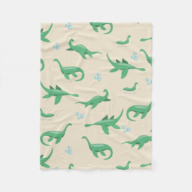 Manta Polar Cryptid Loch Ness Monster Blanket (Anverso)