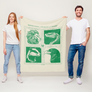 Manta Polar Cuadrícula de animales domésticos HOGWARTS™