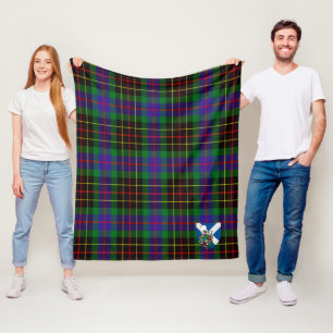 Manta Polar Cuadro de Tartán de Caza de Scotts Brodie