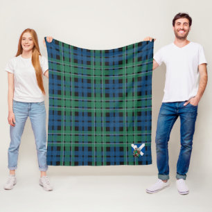 Manta Polar Cuadro Escocés Antiguo Tartán de Scotts MacCallum