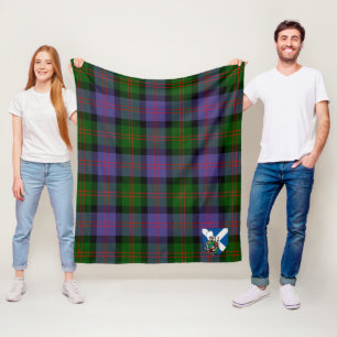 Manta Polar Cuadro Escocés Moderno Tartán de Scotts Blair