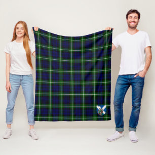 Manta Polar Cuadro Escocés Moderno Tartán de Scotts Lamont