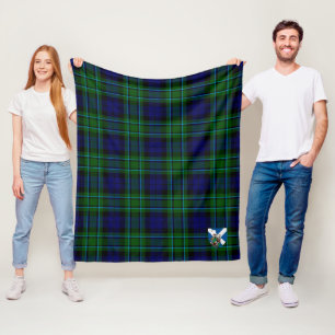 Manta Polar Cuadro Escocés Moderno Tartán de Scotts MacCallum