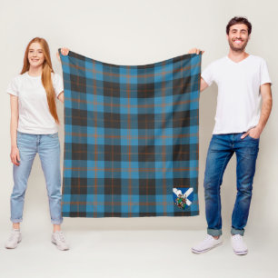 Manta Polar Cuadro Escocés Tartán del Jardín de Scotts