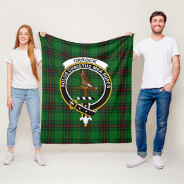 Manta Polar Cuadros de Tartán del Clan Orrock