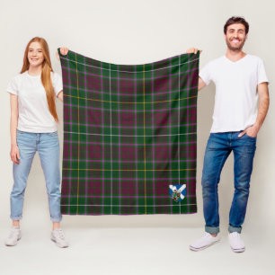 Manta Polar Cuadros de Tartán Scotts Crosbie