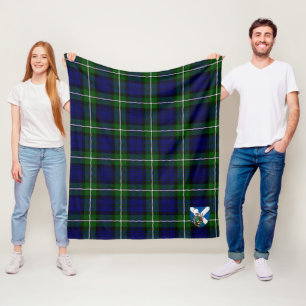 Manta Polar Cuadros Escoceses Tartán de Scotts Meldrum Forbes