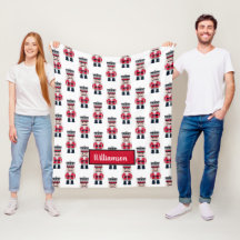 Cuadros Navidades Nutcracker Pattern Fleece Blanke