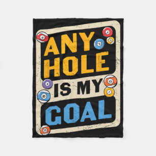 Manta Polar Cualquier Agujero Es Gracioso Mi Gol Billard Cita