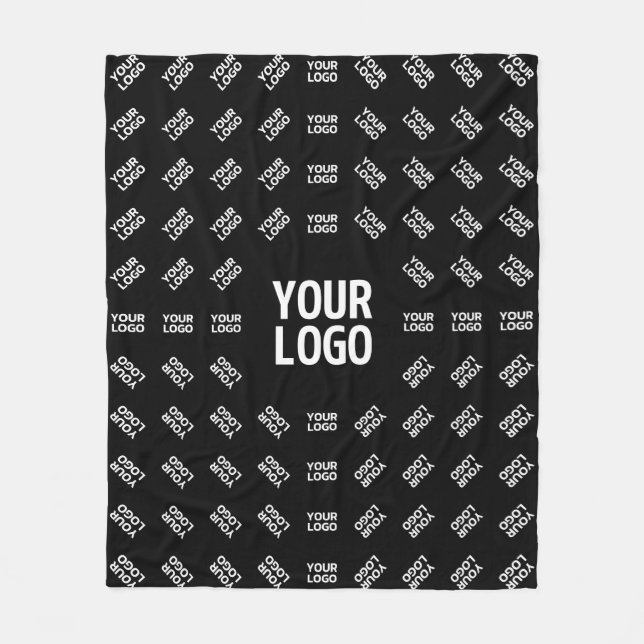 Manta Polar Cualquier diseño o logotipo de imágenes cargadas | (Anverso)