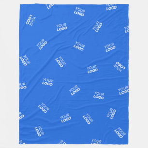 Manta Polar Cualquier logotipo o imagen subida   Patrón disper