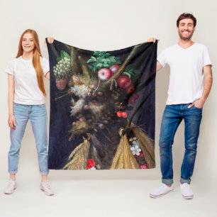 Manta Polar Cuatro estaciones en una sola cabeza, Arcimboldo