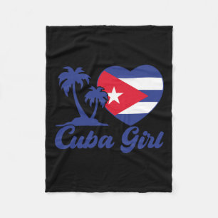 Manta Polar Cuba- Bandera Chica cubana Patrimonio hispano cuba