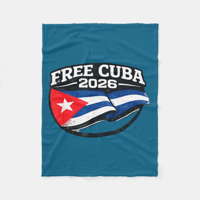 Manta Polar Cuba Cuba Libre Donroe Doctrine Design (Anverso)