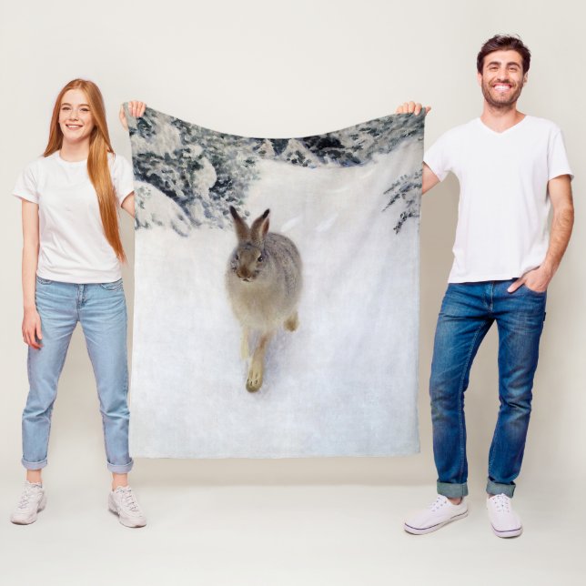 Manta Polar Cuba de Invierno (Conejo), Bruno Liljefors (In situ)