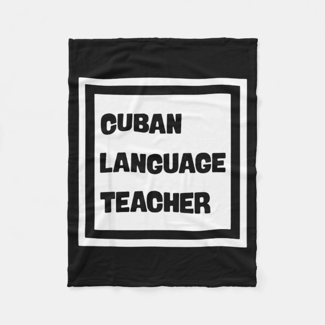Manta Polar Cuban Language Teacher  (Anverso)