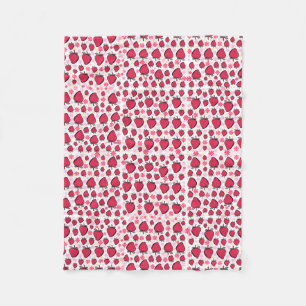 Manta Polar Cubierta blanda de fresa