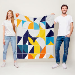 Manta Polar Cubierta colorida abstracta