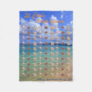 Manta Polar Cubierta de escultura de concha