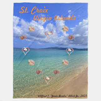 Manta Polar Cubierta de escultura de concha