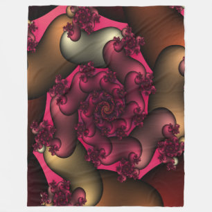 Manta Polar Cubierta De Fleece Fleece Color Of Love Fractals
