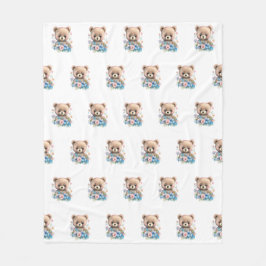 Manta Polar Cubo de oso