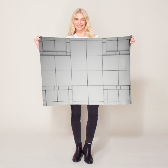 Manta Polar Cubos abstractos (In situ)