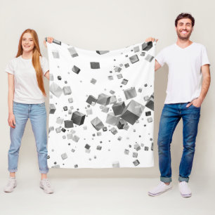 Manta Polar Cubos coloridos 3