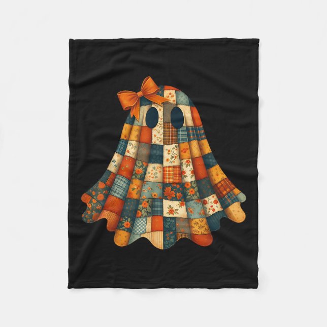 Manta Polar Cuchillos de fantasma de corte de patchwork Salón  (Anverso)