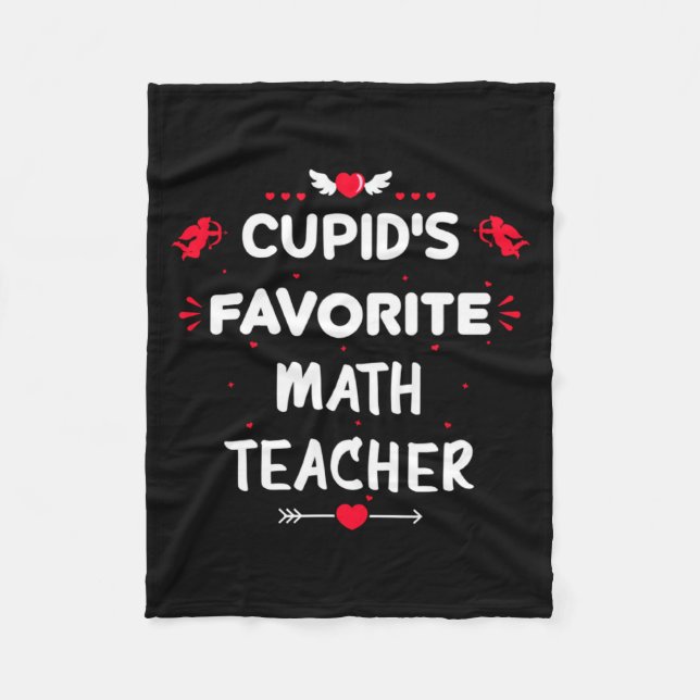 Manta Polar Cud S Favorite Math Teacher Valentine S Day Man  (Anverso)