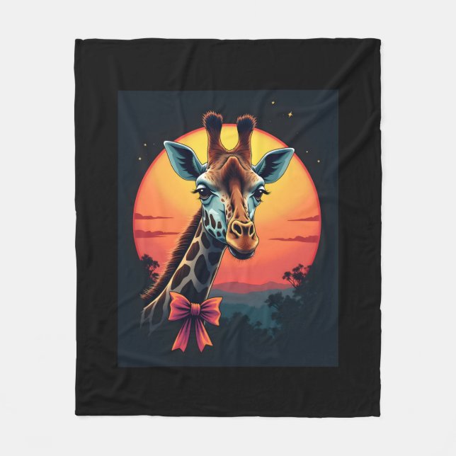 Manta Polar Cuello de jirafa como una montaña rusa ríe diverti (Anverso)