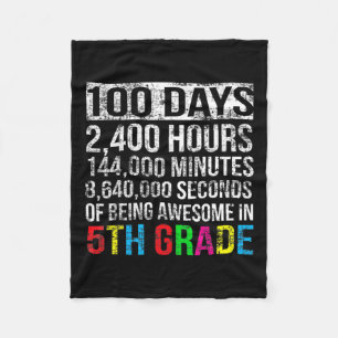 Manta Polar Cuenta regresiva de los 100 días de clase a los 10