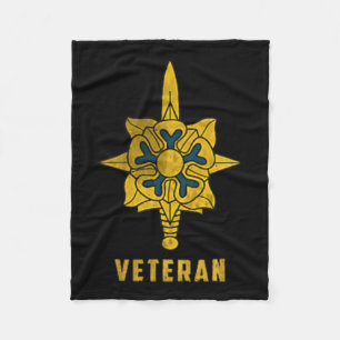 Manta Polar Cuerpo de Inteligencia Militar Logo Veterano Papa 