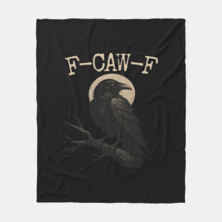 Manta Polar Cuervo divertido F-Caw-F Crow engranaje F-Caw-F di