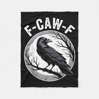 Manta Polar Cuervo Negro Divertido Amante del Cuervo F Cawf Fa