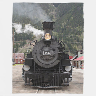 Manta Polar Cueza el motor del tren al vapor, Silverton,