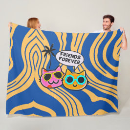 Manta Polar Cuidada Cats Cautos Fleece Blanket!