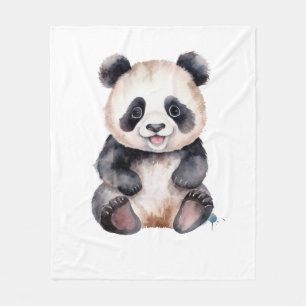 Manta Polar Cuidada panda de bebé