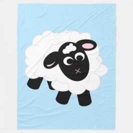 Manta Polar Cuidada Personalizado Oveja Azul Fleece Blanket